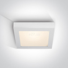 Стельовий світильник One Light 62122F/W/W The LED Panel Plafo Square, 22 Вт, 1490 лм, 3000K · One Light · one-light-62122f-w-w
