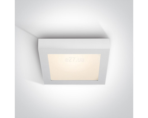 Стельовий світильник One Light 62122F/W/W The LED Panel Plafo Square, 22 Вт, 1490 лм, 3000K
