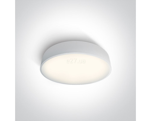 Стельовий світильник One Light 62125D/W/C The LED Project Plafo Metal, 25 Вт, 1600 лм, 4000K