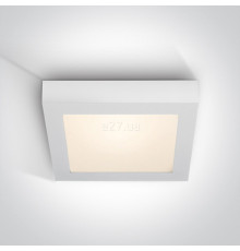 Стельовий світильник One Light 62130AF/W/W The LED Panel Plafo Square, 30 Вт, 1957 лм, 3000K