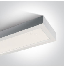 Стельовий світильник One Light 62140RF/W/W LED Die Cast Panel Range, 40 Вт, 2700 лм, 3000K
