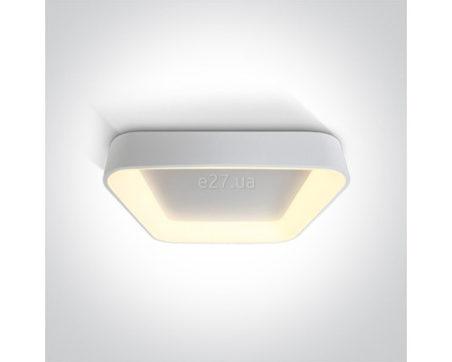 Стельовий світильник One Light 62142NA/W/W The LED Decorative Plafo Square, 50 Вт, 3000 лм, 3000K
