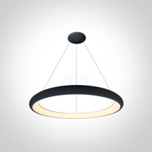 Підвісний світильник One Light 62144NB/B/W LED Pendant Rings, 50 Вт, 2750 лм, 3000K · One Light · one-light-62144nb-b-w