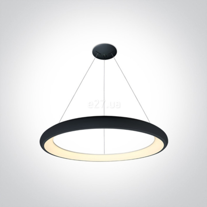 Підвісний світильник One Light 62144NB/B/W LED Pendant Rings, 50 Вт, 2750 лм, 3000K · One Light · one-light-62144nb-b-w