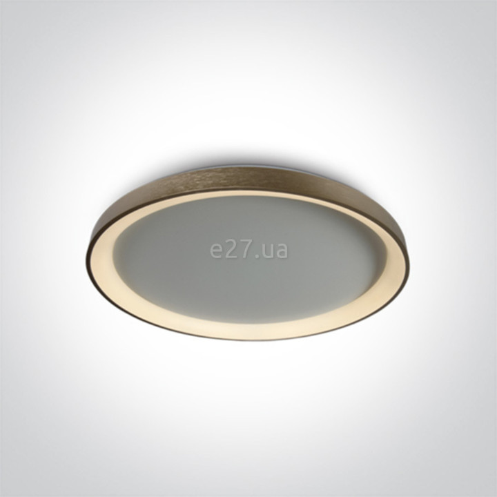 Стельовий світильник One Light 62148L/BGL/W The LED Decorative Plafo, 48 Вт, 4080 лм, 3000K · One Light · one-light-62148l-bgl-w