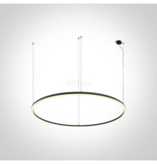Підвісний світильник One Light 62156D/B/W LED Circle Rings, 100 Вт, 6500 лм, 3000K