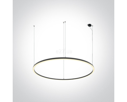 Підвісний світильник One Light 62156D/B/W LED Circle Rings, 100 Вт, 6500 лм, 3000K