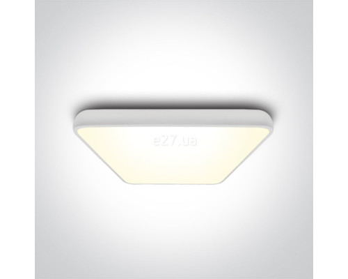 Стельовий світильник One Light 62160A/W/W The LED Slim Line Plafo, 62 Вт, 3600 лм, 3000K