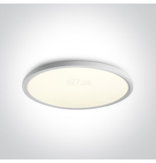 Стельовий світильник One Light 62160FB/W/C The Ultra Slim LED Floating Plafo Aluminium, 60 Вт, 5300 лм, 4000K