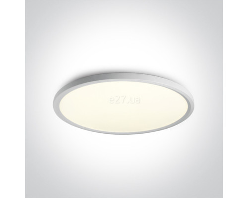 Стельовий світильник One Light 62160FB/W/C The Ultra Slim LED Floating Plafo Aluminium, 60 Вт, 5300 лм, 4000K