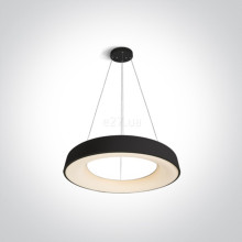 Підвісний світильник One Light 62180NB/B/W LED Pendant Rings, 80 Вт, 4400 лм, 3000K · One Light · one-light-62180nb-b-w
