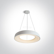 Підвісний світильник One Light 62180NB/W/W LED Pendant Rings, 80 Вт, 4400 лм, 3000K · One Light · one-light-62180nb-w-w