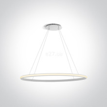 Підвісний світильник One Light 63046/W LED Pendant Rings, 25 Вт, 1540 лм, 3000K · One Light · one-light-63046-w