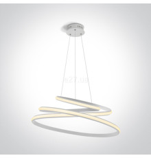 Люстра One Light 63046A/W LED Pendant Rings, 45 Вт, 2700 лм, 3000K