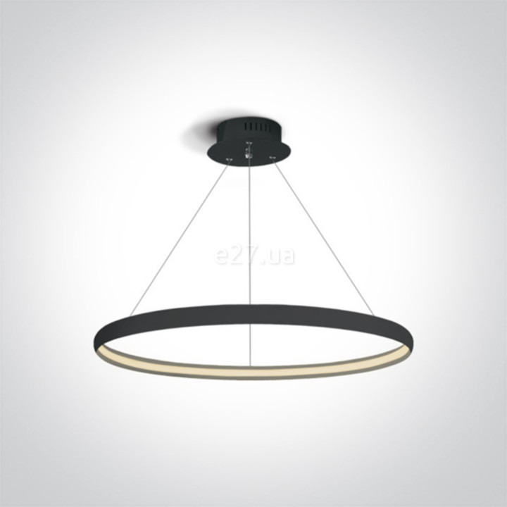 Підвісний світильник One Light 63048/B LED Pendant Rings, 19 Вт, 1000 лм, 3000K · One Light · one-light-63048-b