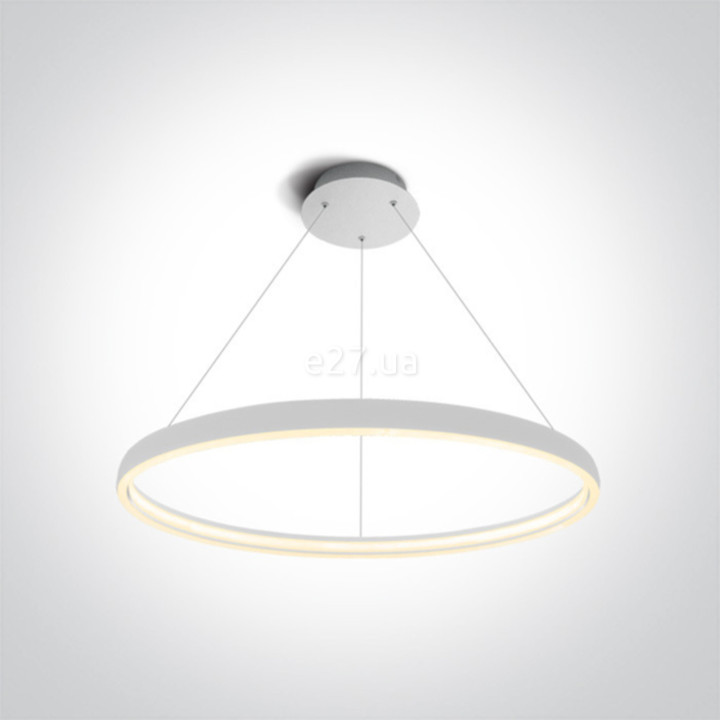 Підвісний світильник One Light 63050/W LED Pendant Rings, 40 Вт, 2250 лм, 3000K · One Light · one-light-63050-w