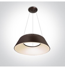 Підвісний світильник One Light 63058/BBR/W Mushroom Pendants, 60 Вт, 3600 лм, 3000K