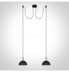 Підвісний світильник One Light 63140B/BBS E27 Round Pendants