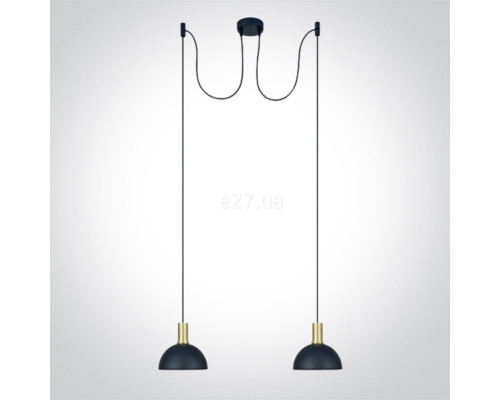 Підвісний світильник One Light 63140B/BBS E27 Round Pendants