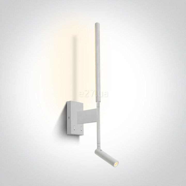 Бра One Light 65144/W/W Reading Spots Aluminium, 3 Вт, 530 лм, 3000K · One Light · one-light-65144-w-w