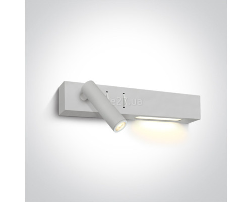 Спот One Light 65146/W/W Reading Spots Aluminium, 3 Вт, 480 лм, 3000K