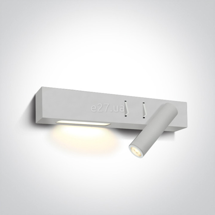 Спот One Light 65146A/W/W Reading Spots Aluminium, 3 Вт, 480 лм, 3000K · One Light · one-light-65146a-w-w