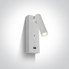Спот One Light 65746A/W/W Reading Spots Aluminium, 3 Вт, 150 лм, 3000K · One Light · one-light-65746a-w-w