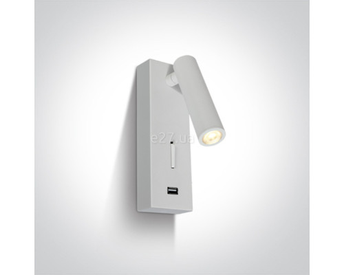 Спот One Light 65746A/W/W Reading Spots Aluminium, 3 Вт, 150 лм, 3000K