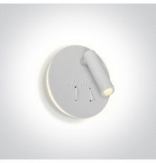 Спот One Light 65746B/W/W Reading Spots Aluminium, 8 Вт, 150 лм, 3000K