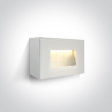 Настінний світильник One Light 67076/W/W The Glass Face Wall Lights Dark Light, 4 Вт, 300 лм, 3000K · One Light · one-light-67076-w-w