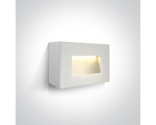 Настінний світильник One Light 67076/W/W The Glass Face Wall Lights Dark Light, 4 Вт, 300 лм, 3000K