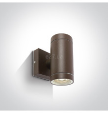 Настінний світильник One Light 67130/BR GU10 Outdoor Cylinders Die cast
