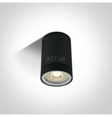 Точковий світильник One Light 67130C/B GU10 Outdoor Cylinder Black