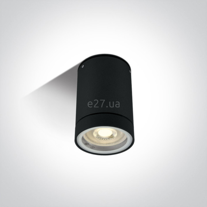 Точковий світильник One Light 67130C/B GU10 Outdoor Cylinder Black · One Light · one-light-67130c-b
