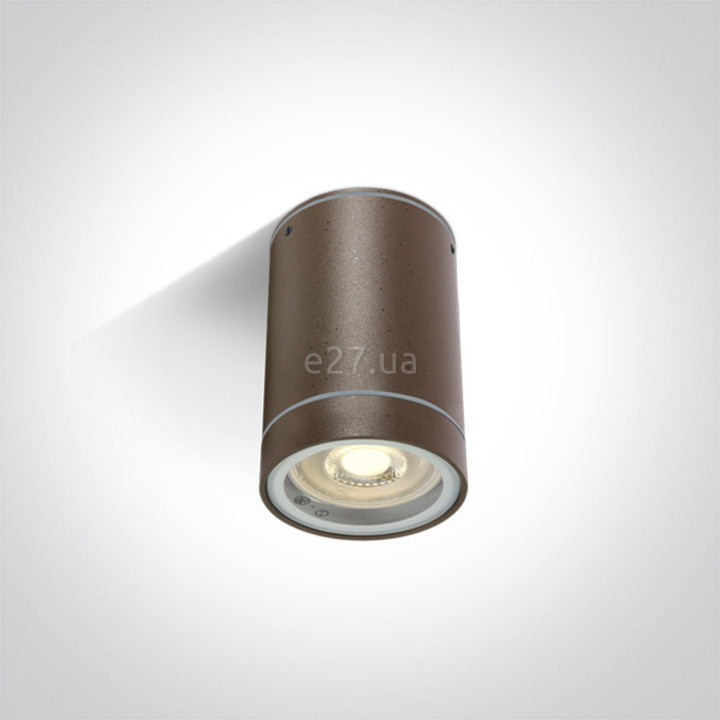Точковий світильник One Light 67130C/BR GU10 Outdoor Cylinder Rust Brown · One Light · one-light-67130c-br