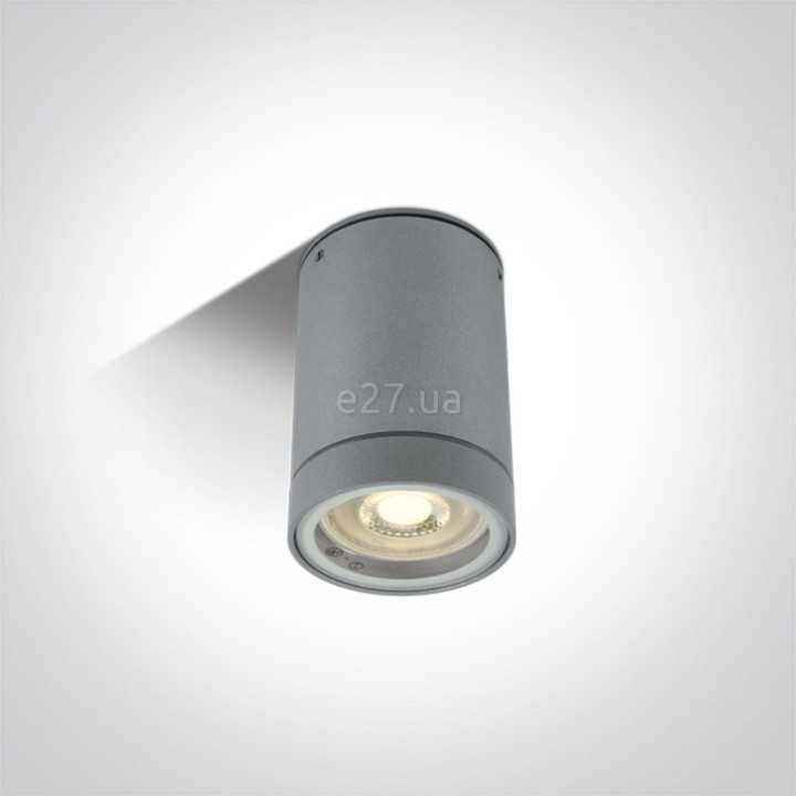 Точковий світильник One Light 67130C/G GU10 Outdoor Cylinder Grey · One Light · one-light-67130c-g