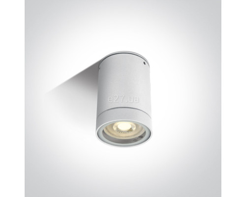 Точковий світильник One Light 67130C/W GU10 Outdoor Cylinder White