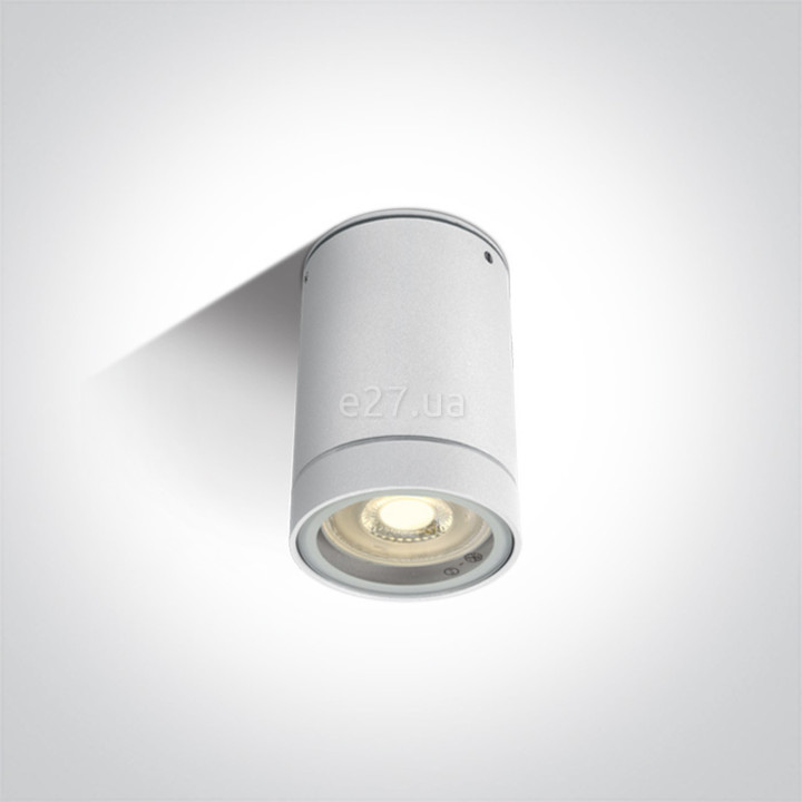 Точковий світильник One Light 67130C/W GU10 Outdoor Cylinder White · One Light · one-light-67130c-w