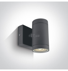 Настінний світильник One Light 67130E/AN GU10 Outdoor Cylinders Die cast