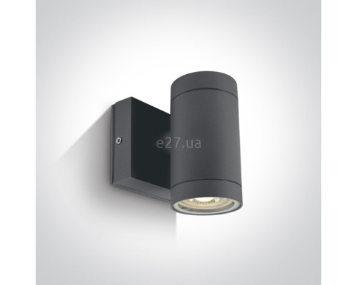 Настінний світильник One Light 67130E/AN GU10 Outdoor Cylinders Die cast