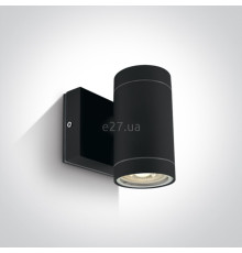 Настінний світильник One Light 67130E/B GU10 Outdoor Cylinders Die cast