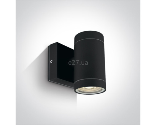 Настінний світильник One Light 67130E/B GU10 Outdoor Cylinders Die cast