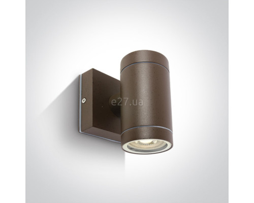 Настінний світильник One Light 67130E/BR GU10 Outdoor Cylinders Die cast