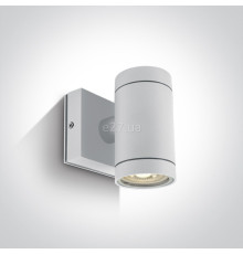 Настінний світильник One Light 67130E/W GU10 Outdoor Cylinders Die cast