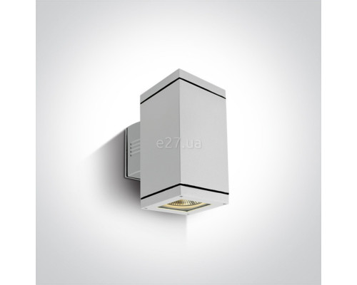 Настінний світильник One Light 67132A/W PAR30 Outdoor Cubes Die cast