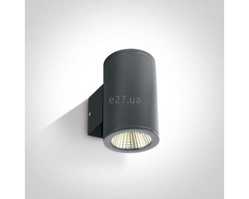 Настінний світильник One Light 67138/AN/W Outdoor Wall Cylinders Up & down beam, 6 Вт, 880 лм, 3000K