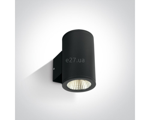 Настінний світильник One Light 67138/B/W Outdoor Wall Cylinders Up & down beam, 6 Вт, 880 лм, 3000K