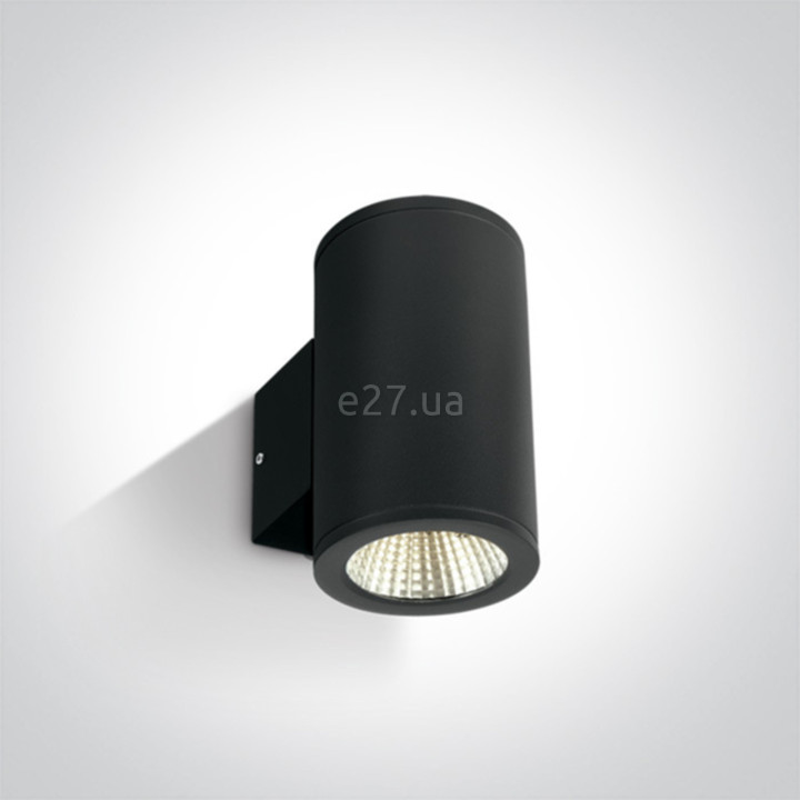 Настінний світильник One Light 67138/B/W Outdoor Wall Cylinders Up & down beam, 6 Вт, 880 лм, 3000K · One Light · one-light-67138-b-w