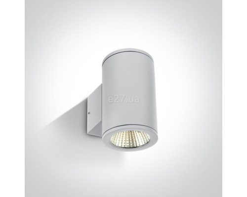 Настінний світильник One Light 67138/W/W Outdoor Wall Cylinders Up & down beam, 6 Вт, 880 лм, 3000K