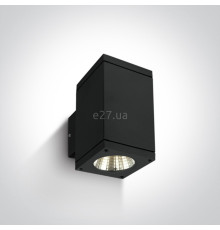 Настінний світильник One Light 67138A/B/W Outdoor Wall Cylinders Up & down beam, 6 Вт, 880 лм, 3000K